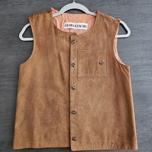 Kids Brown Sleeveless Top